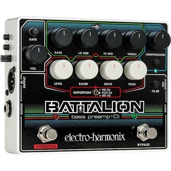 electro-harmonix BATTALION ベース用DI/プリアンプ ELECTRO HARMONIX BATTALION Bass Preamp ＆ DI ベースプリアンプ : 愛