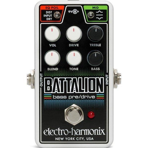electro-harmonix BATTALION ベースプリアンプ ELECTRO HARMONIX Nano Battalion Bass Preamp Overdrive ベース用