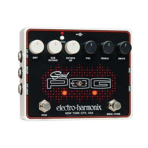 ELECTRO HARMONIX Soul POG オーバードライブ + オクターブペダル Nano POG + Soul Food[国内正規品]