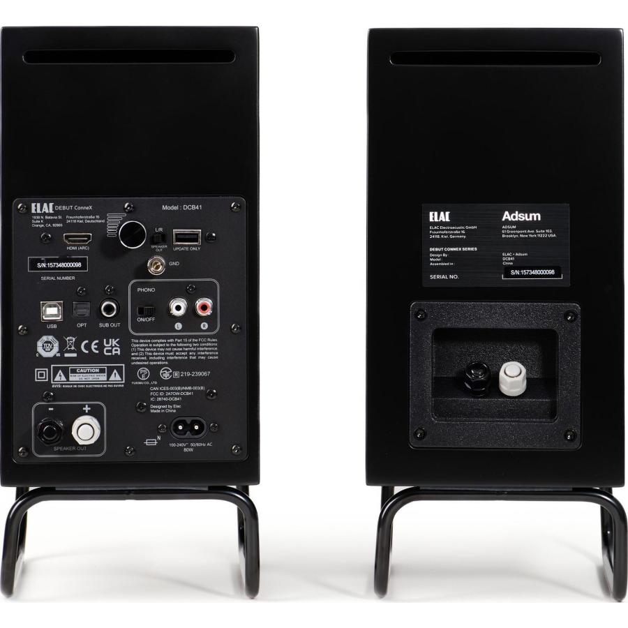 Debut LINE ELAC ConneX DCB41-DS BLACK(ペア) アクティブ Debut LINE ELAC ConneX DCB41-DS BLACK(ペア) アクティブ