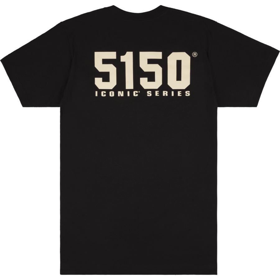 ロゴ刺繍 Tシャツ ブラック Fender（フェンダー） EVH 5150 ICONIC TEE BLACK [XLサイズ] エディ