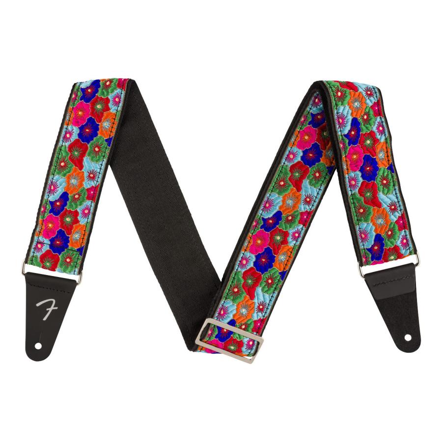 Fender（フェンダー） Fender WILD BLOOM STRAP Blue フラワー 花柄 2
