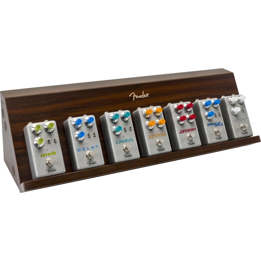 Fender Deluxe Wooden Pedal Shelf フェンダー 壁掛け用 エフェクター ディスプレイ シェルフ_4