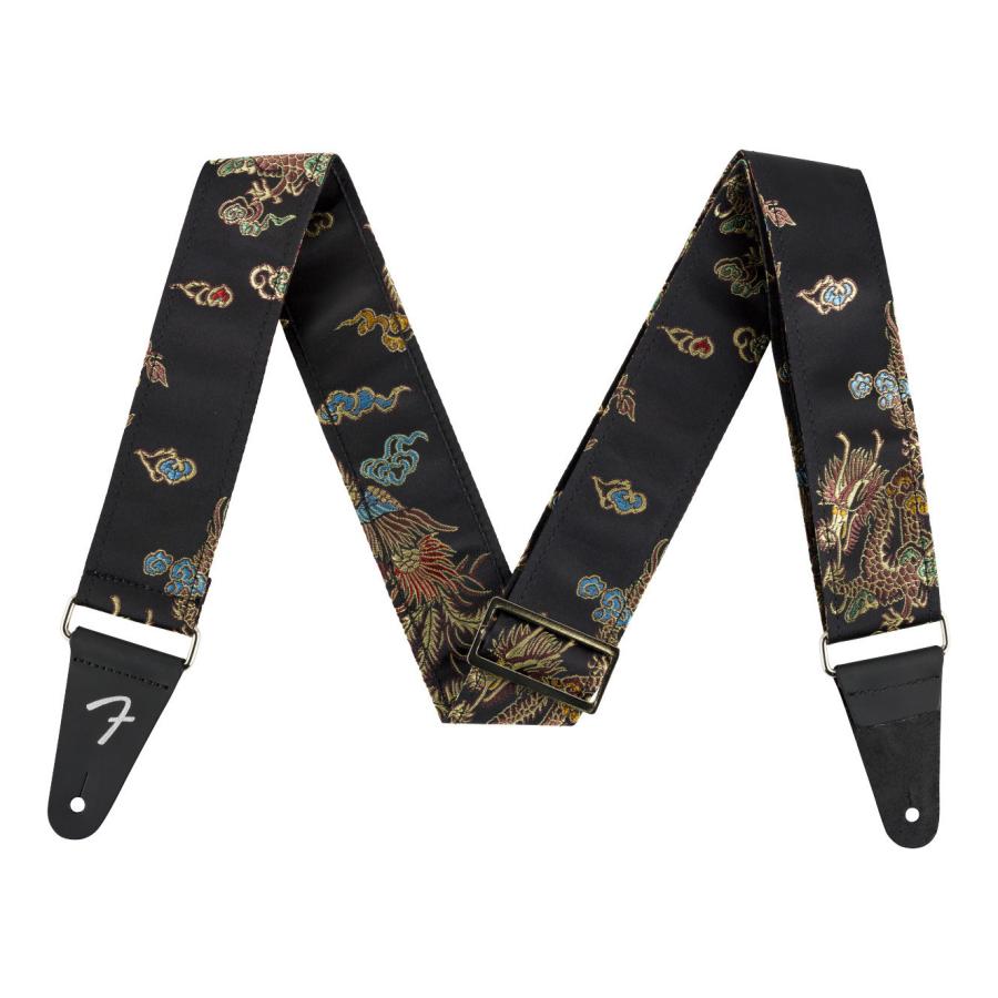 Fender（フェンダー） Fender Satin Dragon Strap Black チャイニーズ