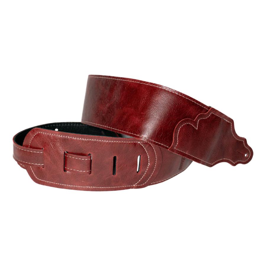 Franklin FSW-JH-OX Oxblood 本革 ギターストラップ レザー ストラップ