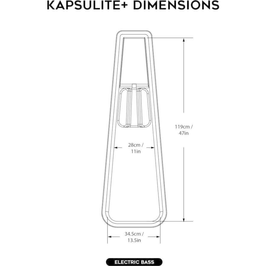 GRUV GEAR KAPSULITE+ EB エレキベース用 ギグバッグ ハードケース_3
