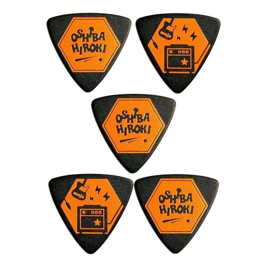 大柴広己 HO6-080 ORANGE ×5枚 ポリアセタール おにぎり型 0.8mm オリジナルピック 愛曲楽器 達人ピックシリーズ第6弾 2022MODEL/メール便発送・代金引換不可 | 
