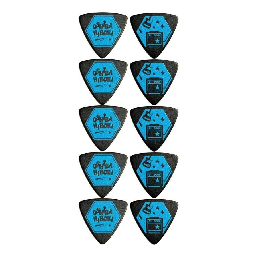 大柴広己 HO7-080 BLUE ×10枚 ポリアセタール おにぎり型 0.8mm オリジナルピック 愛曲楽器 達人ピックシリーズ第6弾 2022MODEL/メール便発送・代金引換不可 | 