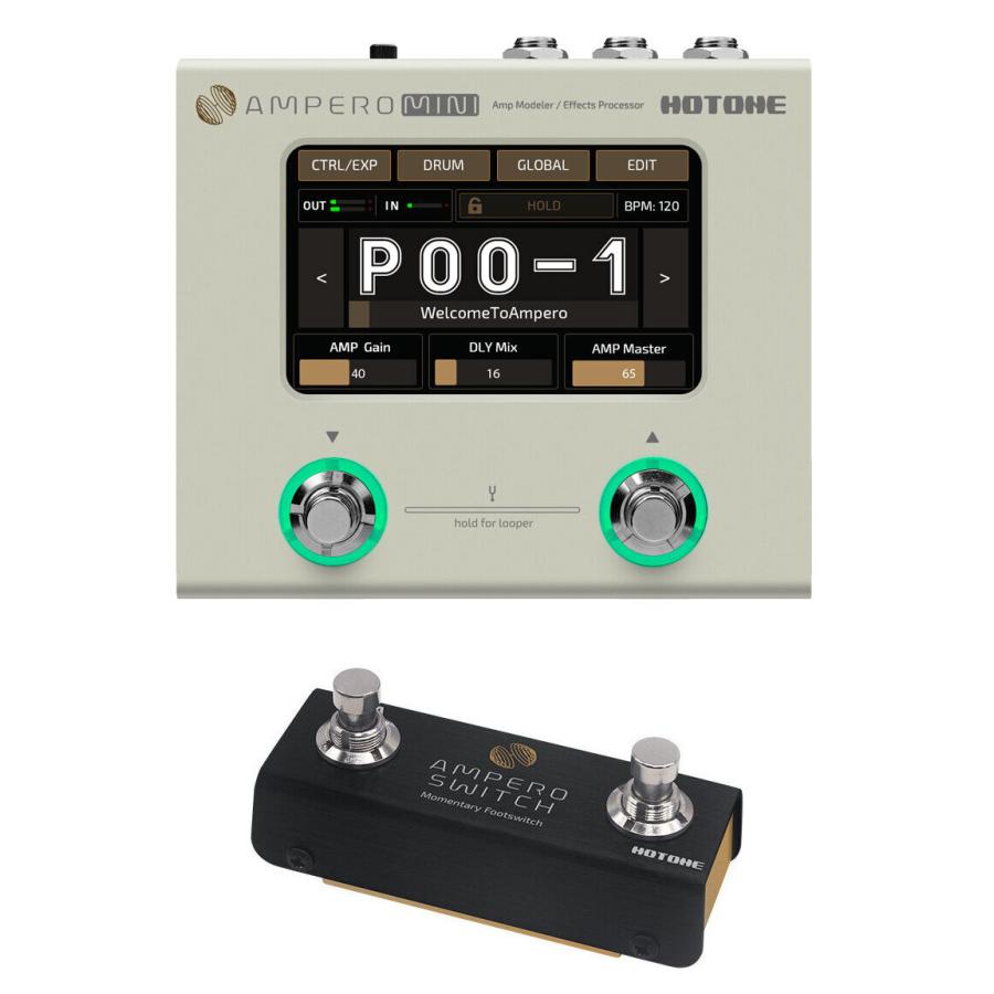 HOTONE AMPERO MINI + SWITCH コンパクト ストンプボックス / マルチ