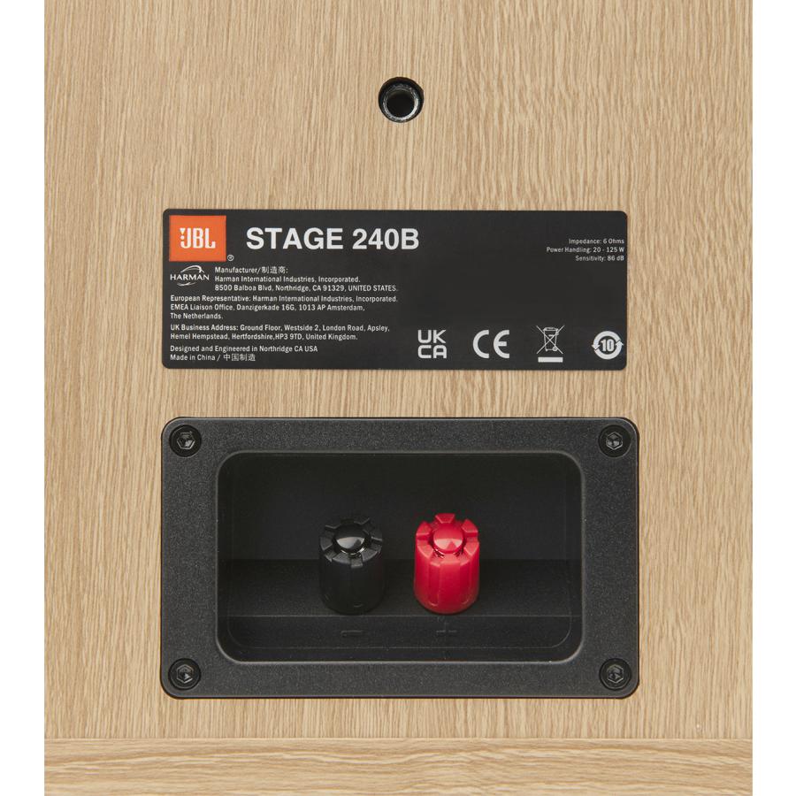 JBL STAGE 240B White/Latte ブックシェルフスピーカー JBL STAGE 240B WHT (ペア) White/Latte ブックシェルフ