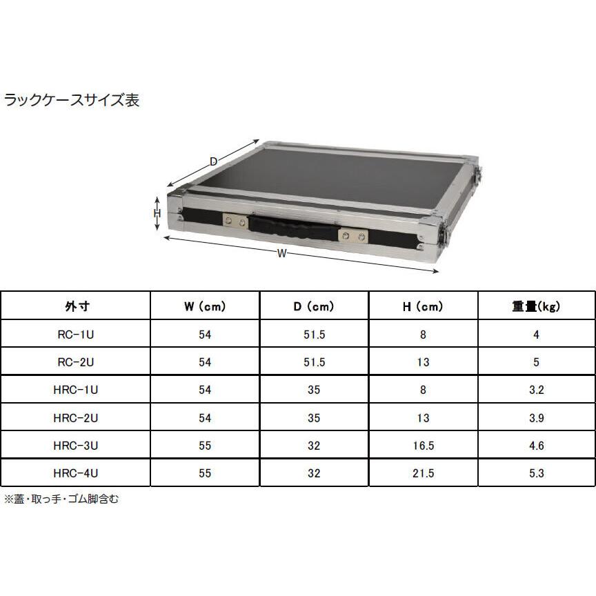 KC HRC-2U ハーフサイズ ラックケース : 愛曲楽器 Yahoo!ショッピング