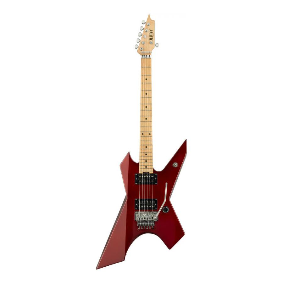 美品 Killer KG-Exploder Ⅱ ギター　変形　デリシャスレッド Killer KG-EXPLODER II Delicious Red エレキギター : 愛曲楽器