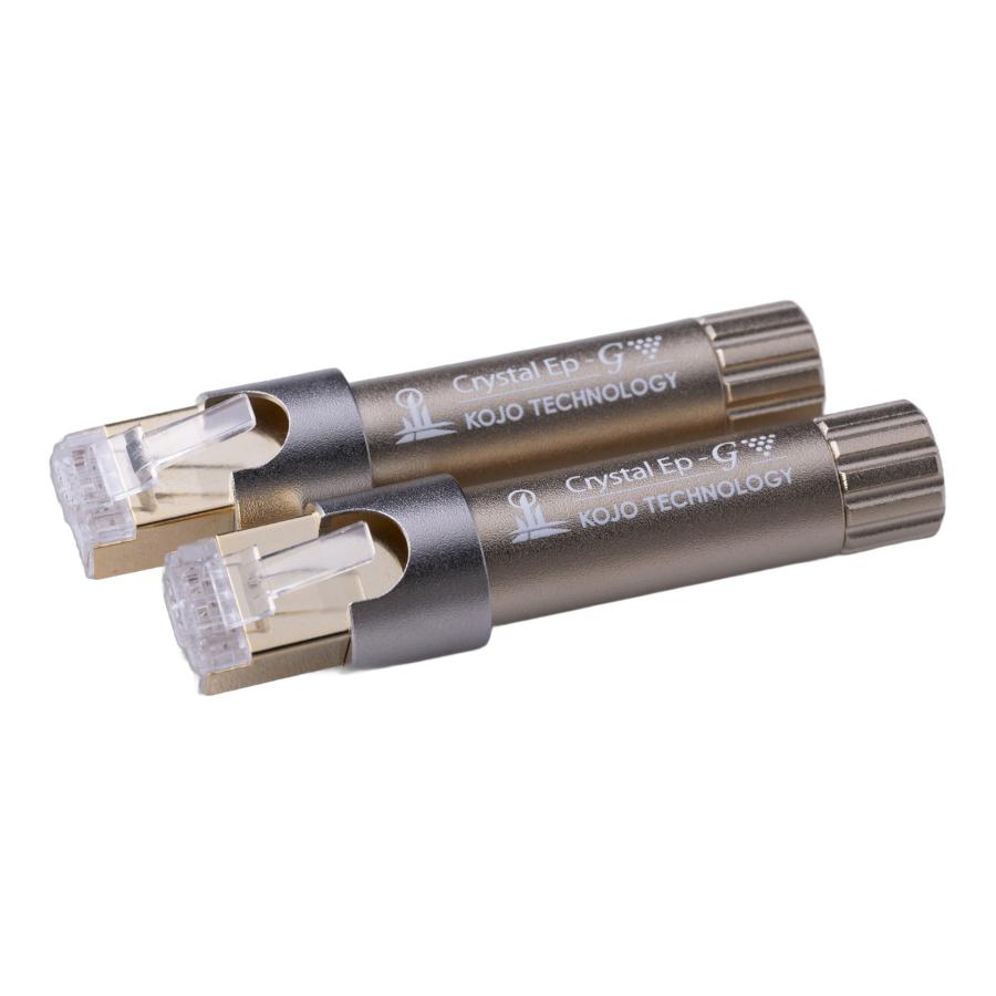 KOJO TECHNOLOGY Crystal EpL-G×2 (2個セット) LANプラグ プラグ型 