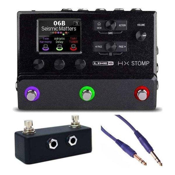 LINE6 HX STOMP (フットスイッチ、ケーブル付き) Line6 LINE6 HX STOMP/フットスイッチTT-2+ケーブルTD10SP2付 マルチ