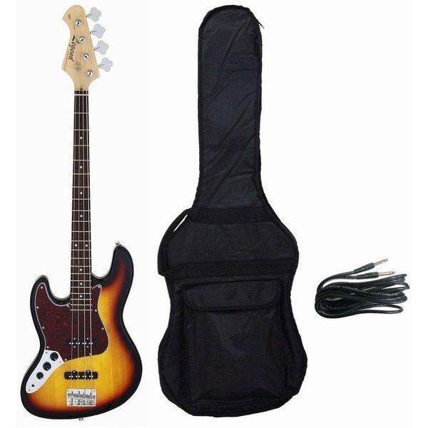 Legend LJB-Z L/H TT 3TS(3 Tone Sunburst タートイズピックガード) レフトハンド(左利き用) ジャズベース /ケース付/代金引換不可
