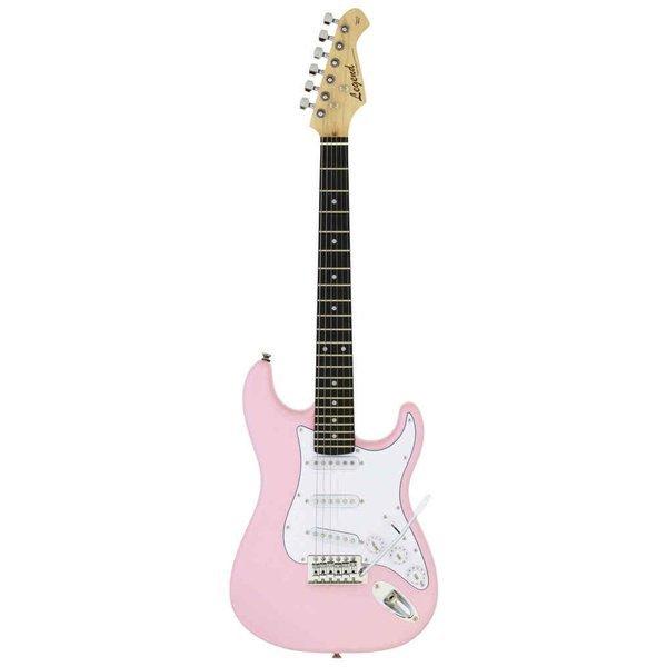 Legend LST-MINI/KWPK(Kawaii Pink) ショートスケール ミニ・エレキギター/ケース付