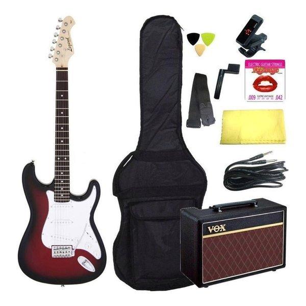 Legend LST-Z/RBS(Red Black Sunburst)/定番10点セット/VOXアンプ ストラトキャスター エレキギター 初心者セット 入門セット