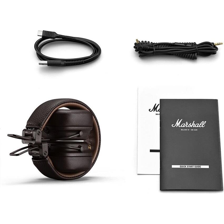 Marshall Major IV ワイヤレスヘッドフォン ブラウン正規品