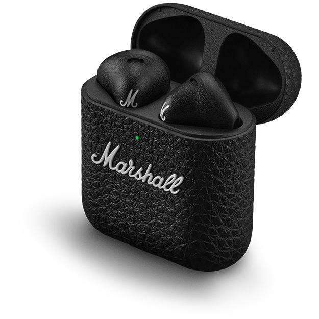 超美品 トゥルーワイヤレスイヤホン Minor IV Black Amazon.com: Marshall Minor IV True Wireless Earbuds - Black