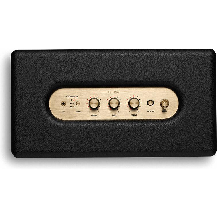 Marshall ワイヤレススピーカー Stanmore III ブラック Stanmore III Black - Bluetoothホームオーディオスピーカー