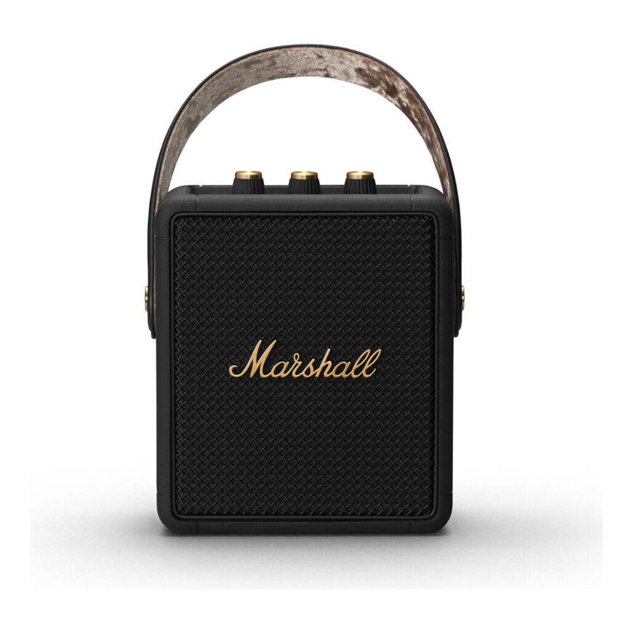 Marshall Stockwell ポータブル ステレオ ラウドスピーカー Marshall（マーシャル） Marshall STOCKWELL II Black and Brass