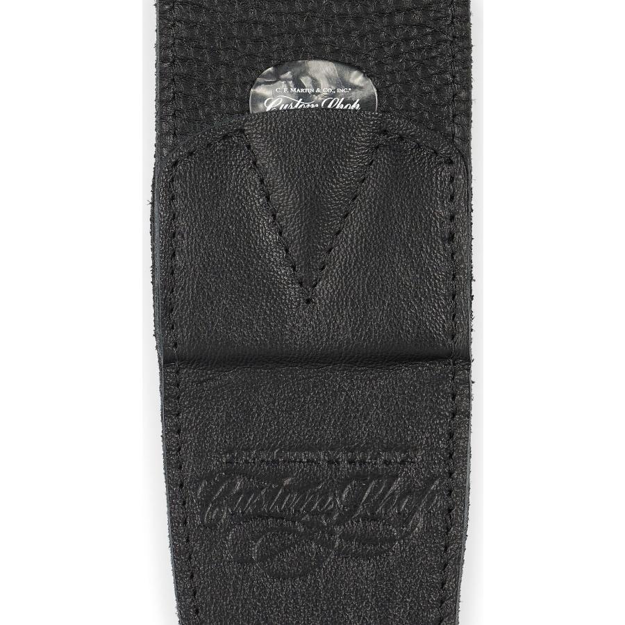 Martin 18A0195 Black マーチン Custom Shop ピックホルダー付 レザー