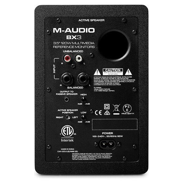 M-AUDIO M-Audio BX3 モニタースピーカー 3.5インチ 120W