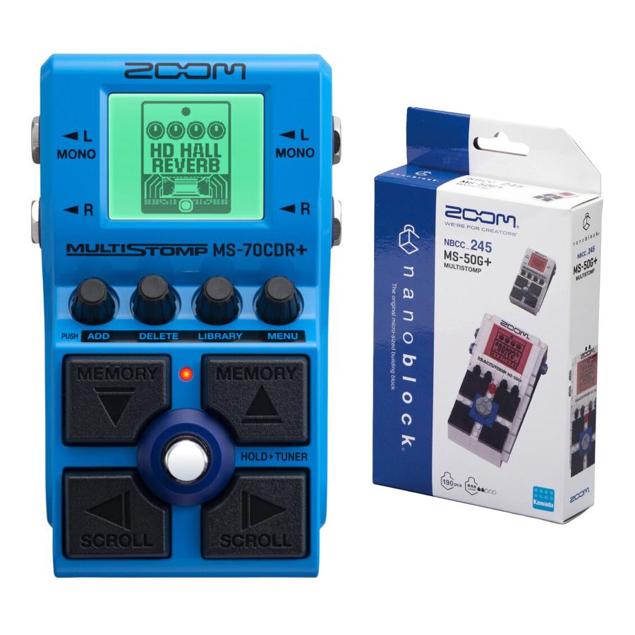 ズーム（zoom） ZOOM MS-70CDR+(nanoblock NB-MS-50G+付) 空間系