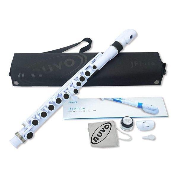 NUVO jFlute 2.0 ピンク ホワイト プラスチックフルート Amazon.com