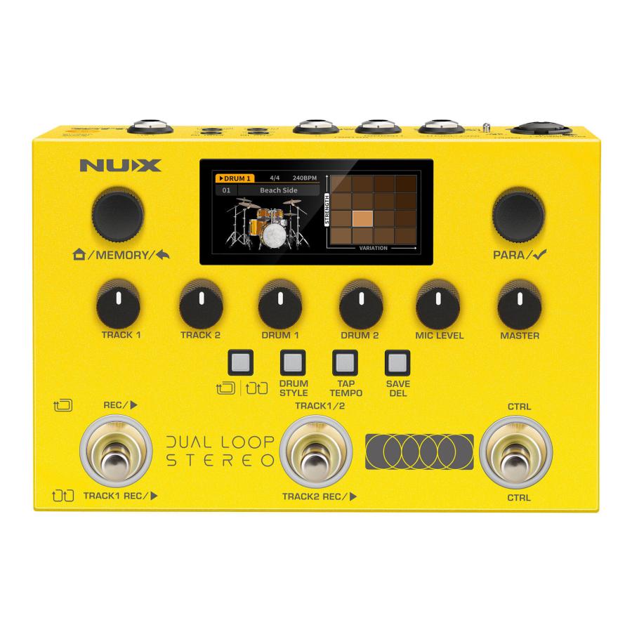ら*ぶ様 ループペダル ルーパーペダル セット NUX Dual Loop Stereo デュアルトラック・ループペダル ルーパー : 愛