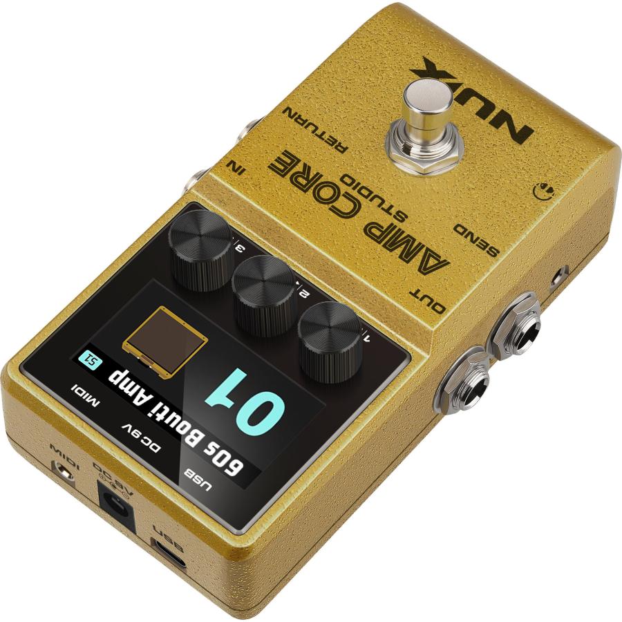 NUX NCA-1 AMP CORE STUDIO ギターエフェクター ゴールド NUX NCA-1 AMP CORE STUDIO ギターエフェクター ゴールド NUX