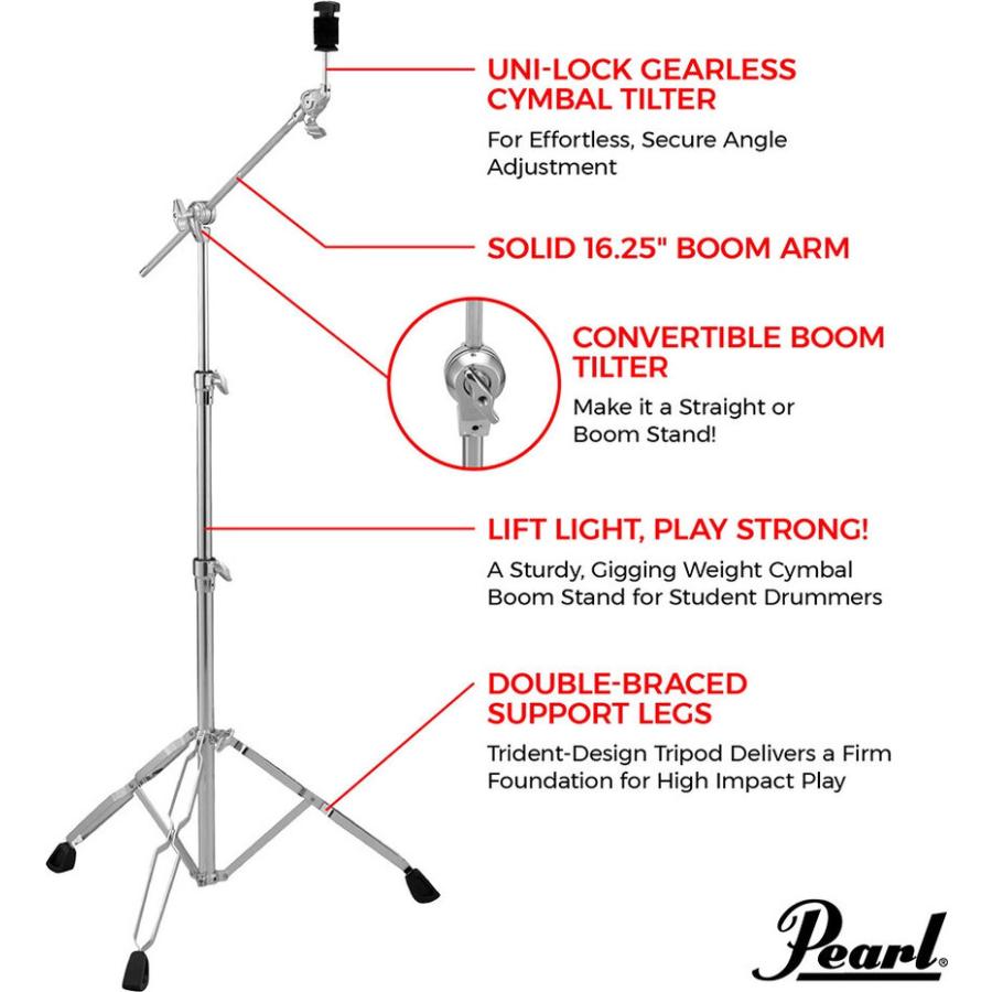 Pearl Pearl BC-830 シンバル ブームスタンド : 愛曲楽器 Yahoo