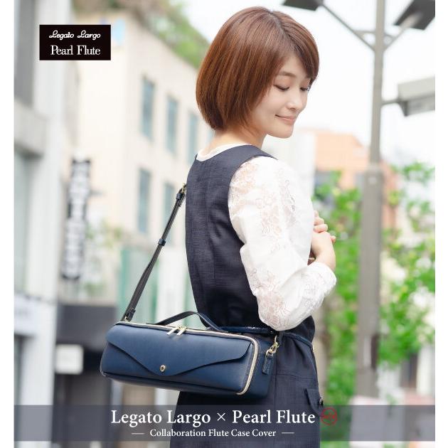 Pearl LL-FLCC1 #NV ネイビー C足部管 フルートケースカバー Legato Largo × PEARL FLUTE コラボレーション モデル｜aikyokugakki｜06