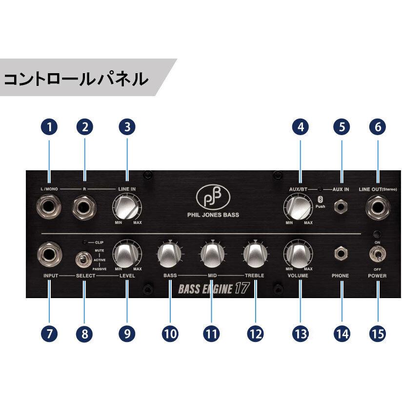 PHIL JONES BASS ENGINE 17 ベースアンプ/キーボードアンプ/電子ドラム