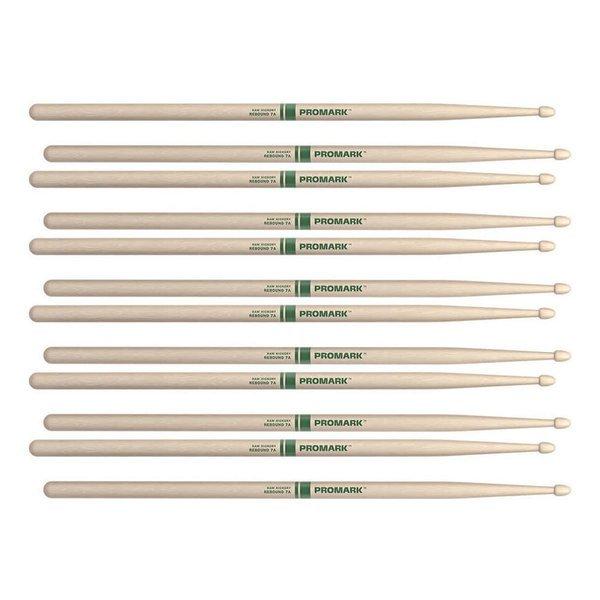 ProMark RBHR535AW/6ペア Rebound Raw (ナチュラル) ヒッコリー ドラムスティック
