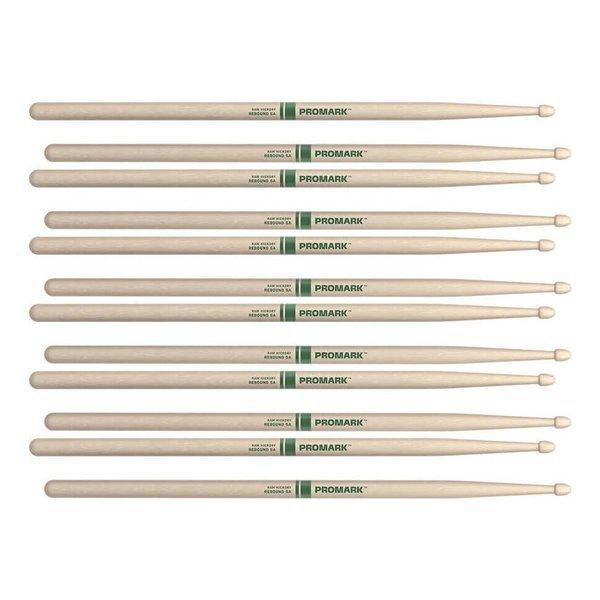 ProMark RBHR565AW/6ペア Rebound Raw (ナチュラル) ヒッコリー ドラムスティック