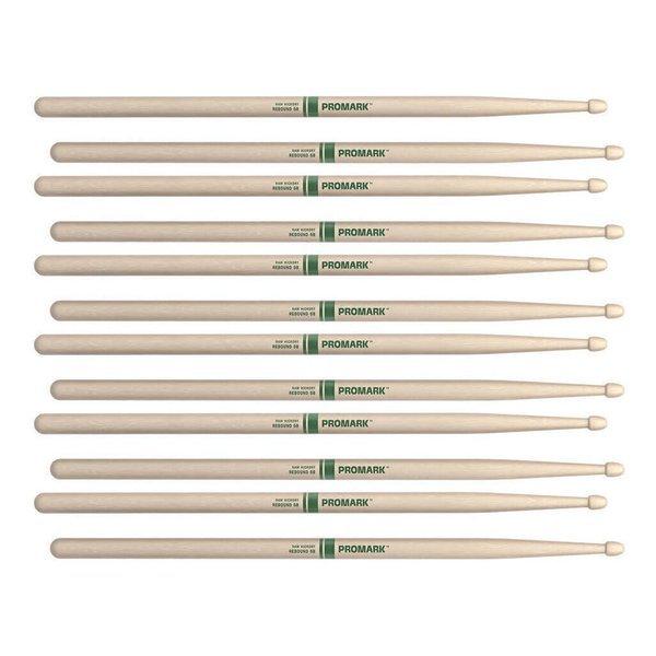 ProMark RBHR595AW/6ペア Rebound Raw (ナチュラル) ヒッコリー ドラムスティック