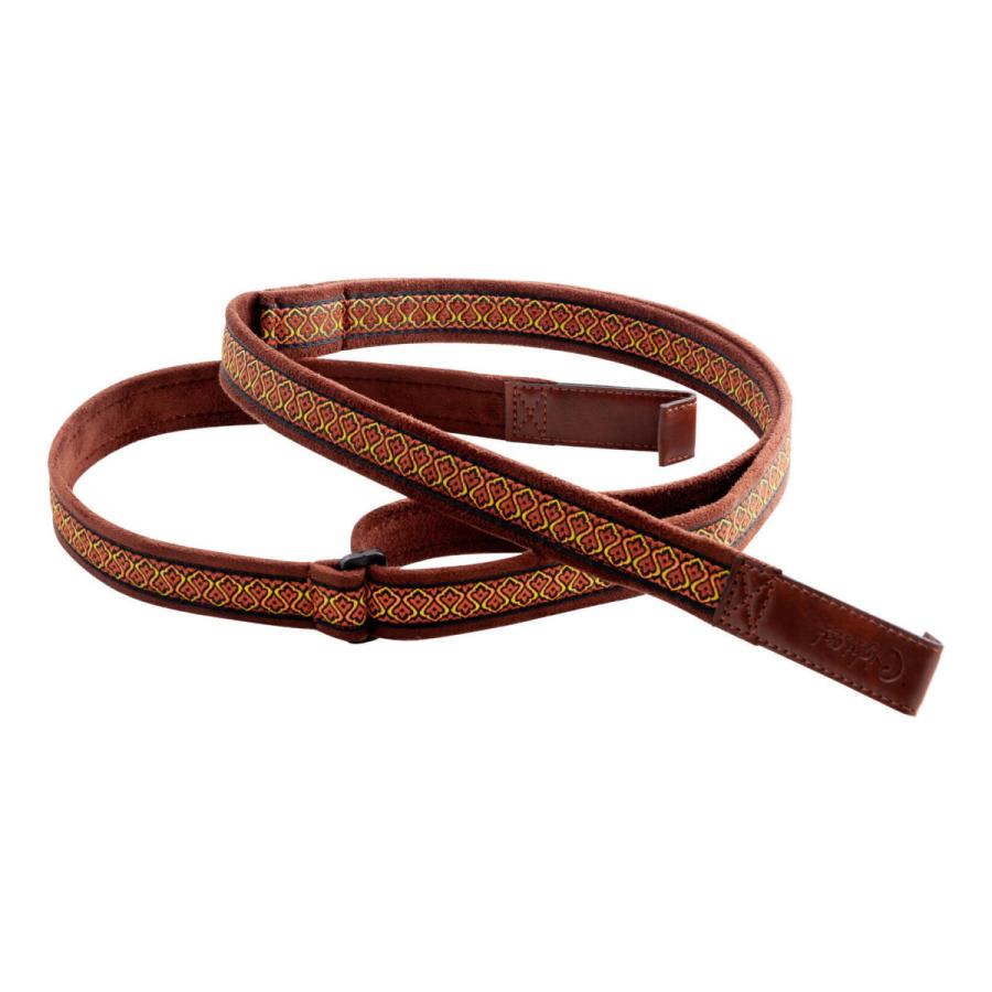 RightOn! STRAPS CLASSICAL-DUAL-HOOK HAVANA Brown クラシックギター用ストラップ｜aikyokugakki