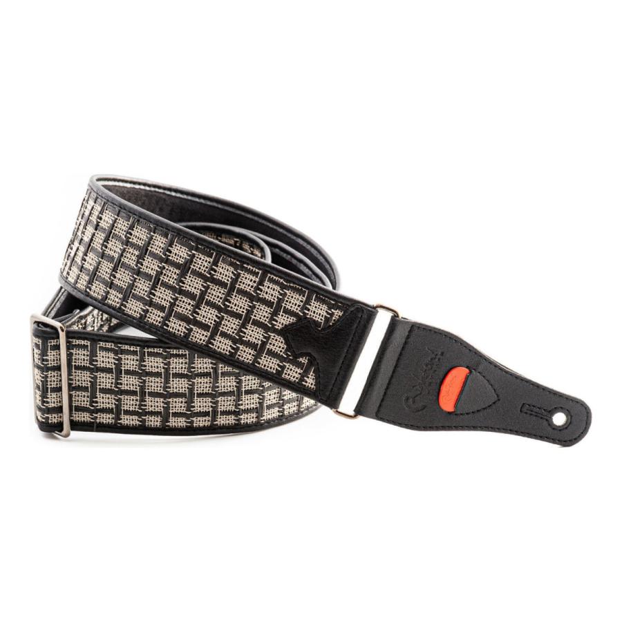 RightOn! STRAPS CHECKER II Unique ギター、ベース用ストラップ : 愛