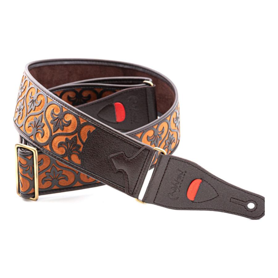 RightOn! STRAPS DELUXE Woody ギター、ベース用ストラップ クラシックデザインパターン