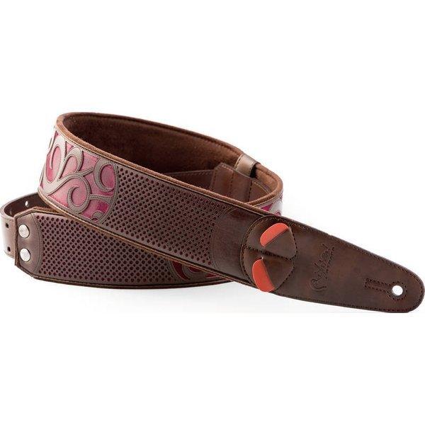 RightOn! STRAPS NASHVILLE Burgundy ギター・ベース用ストラップ
