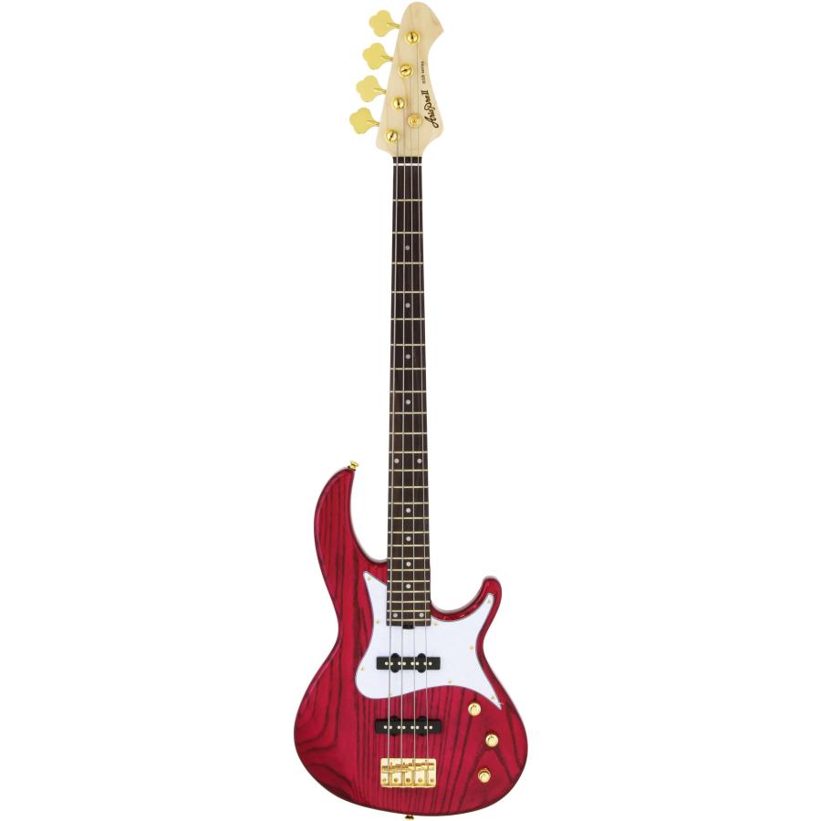 Aria Pro II IGB-STDⅢ ベース ピンクのカワイイやつ Aria ProII RSB-42AR/SPK(シースルーピンク) アクティブ回路搭載