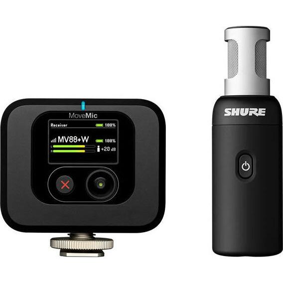 【ほぼ新品】SHURE MV88 SHURE MV88+W-KIT-J-Z6 ワイヤレス ステレオ コンデンサー