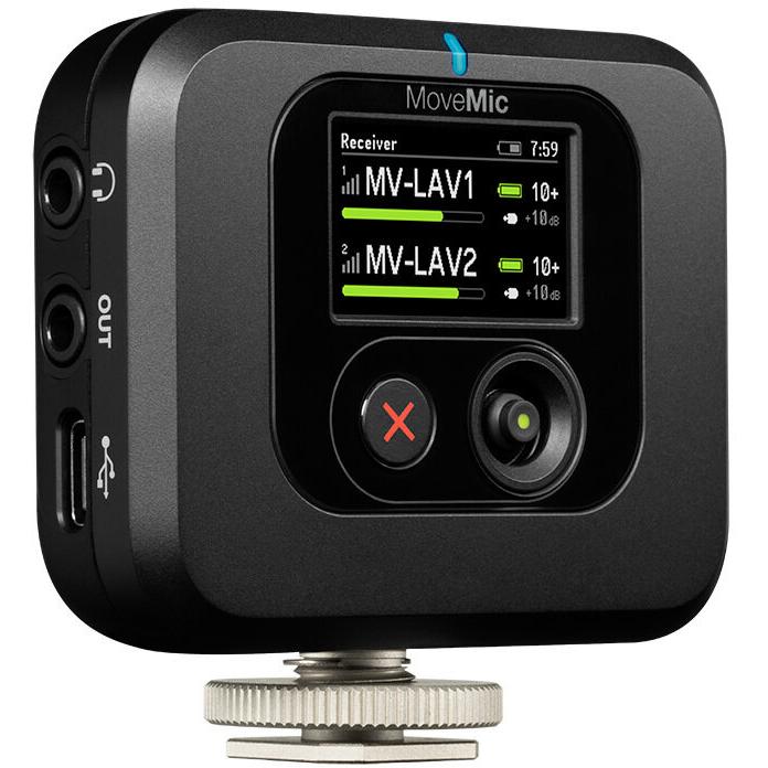 SHURE MV-TWO-KIT-J-Z6 MoveMic Two 受信機キット クリップオン・ワイヤレス マイクロホン×2 +専用受信機 | SHURE | 05