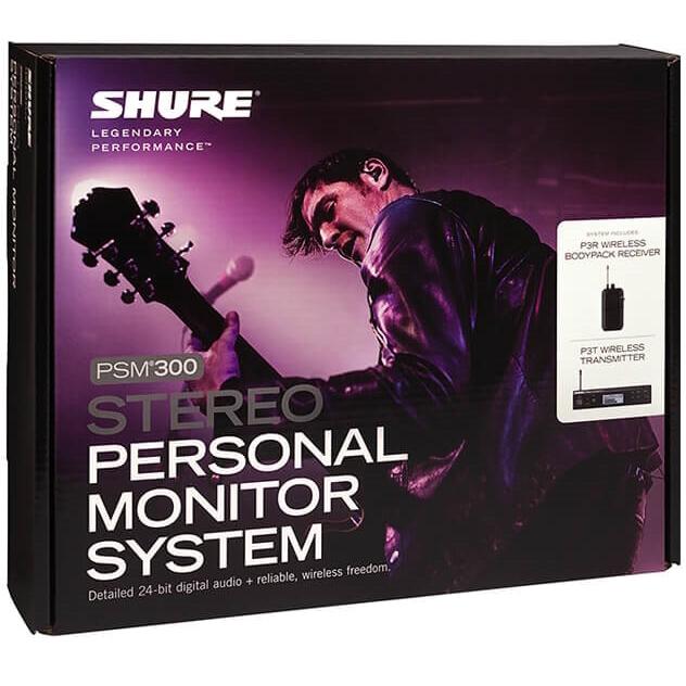 SHURE P3TJR-JB P3Tワイヤレス送信機+P3Rボディパック型受信機