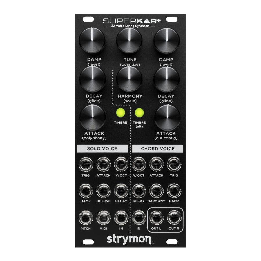 Strymon SuperKar+ ユーロラック ボイスモジュール 32 Voice String