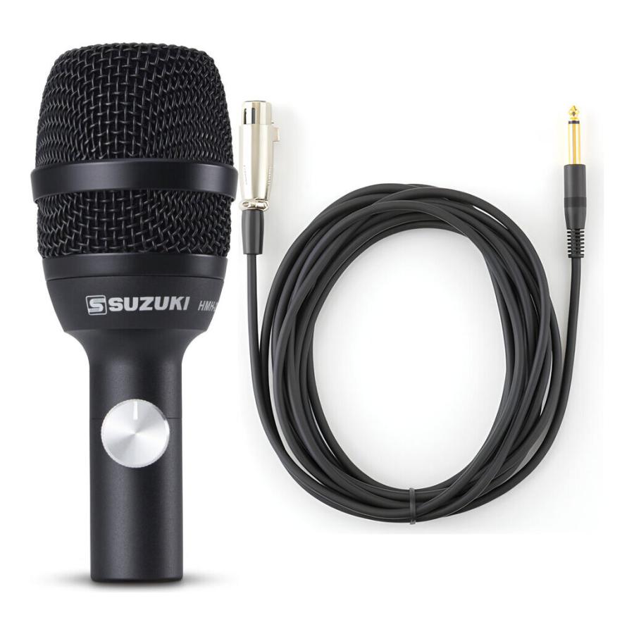 鈴木楽器製作所 SUZUKI HMH-200+CI-5 ハーモニカマイク ダイナミック型