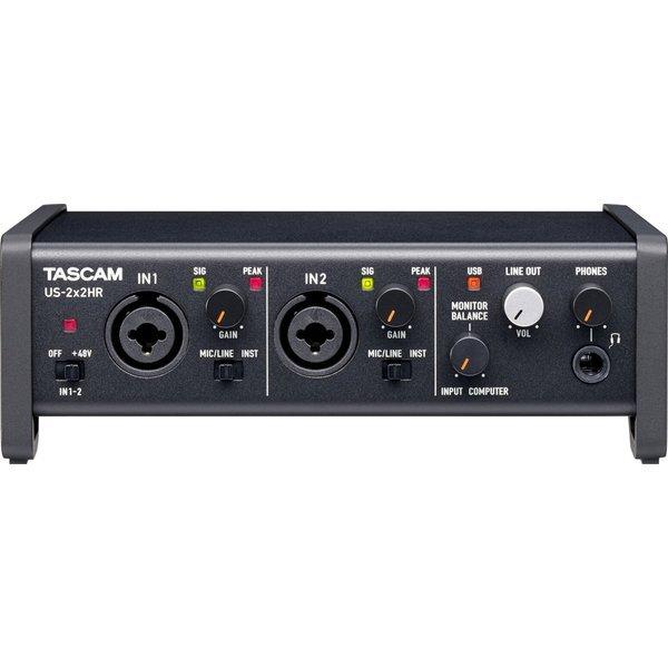TASCAM US-2x2HR 2Mic 2IN/2OUT USB オーディオ インターフェース : 愛