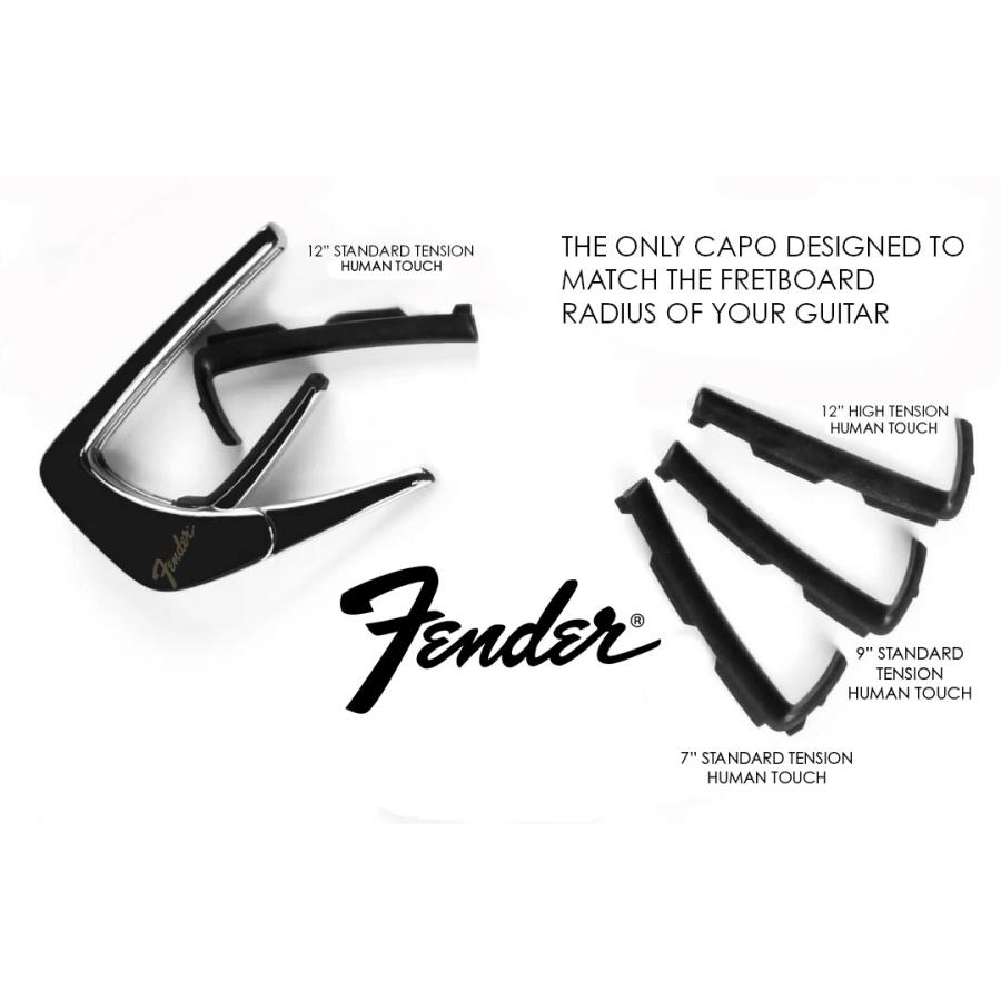 Thalia Capos TORTOISE with Gold Hot Stamp Spaghetti Logo/Chrome タリア カポ Fender ロゴ入り ギター用 カポタストの画像