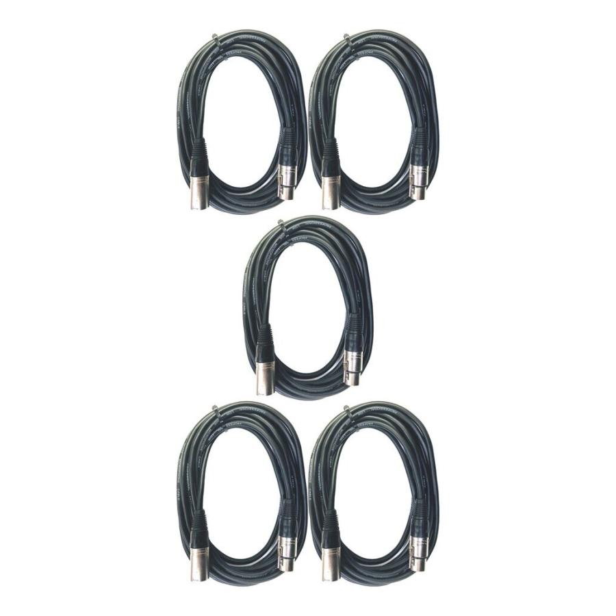 TRUE DYNA TDXLR-05/5本セット 格安マイクケーブル 長さ:5M (XLR-XLR